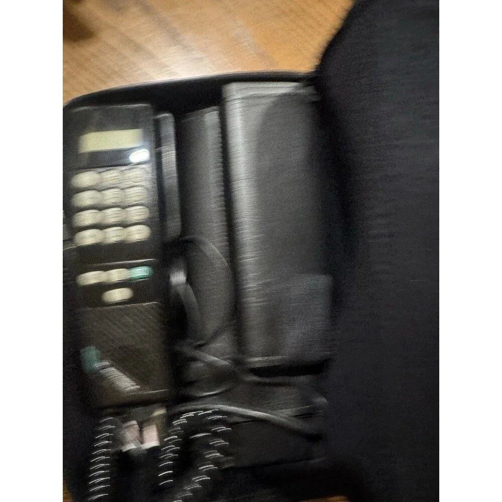 Vintage  Motorola Dynasty Car Phone And Leather Case.  Not Tested